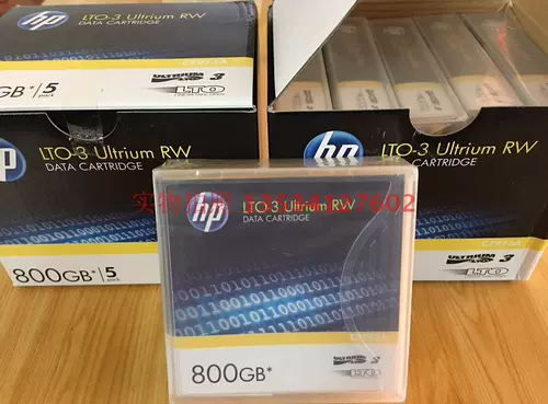 Новая оригинальная лента HP LTO3 C7973A Резервное копирование данных 400GB-800GB Распаковка