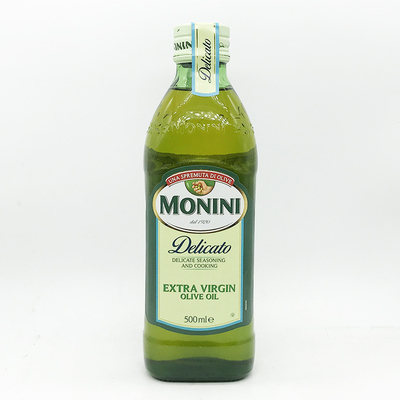 意大利进口 莫尼尼美味特级初榨橄榄油500ml纯橄榄油