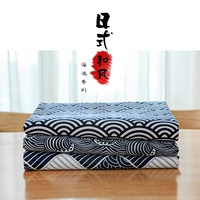 Японский ретро журнальный столик, книга из ткани, свежая прямоугольная этническая ткань, из хлопка и льна, этнический стиль