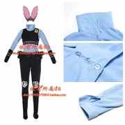Phát hiện động vật điên thành phố thỏ Judy thỏ Judy anthropom định hình cosplay trang phục COS quần áo thỏ - Cosplay