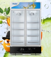 Haier Haier SC-650HL dọc cửa đôi tủ lạnh trưng bày tủ đông tủ lạnh tươi tủ đông đồ uống thương mại tu dong cu