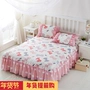 Cotton phim hoạt hình chăn bông đệm giường váy đơn mảnh bông cộng với bông phiên bản Hàn Quốc của mùa thu và mùa đông tấm ren ga giường có viền