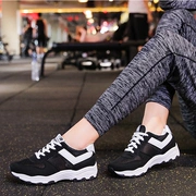 Giày thể thao giày của phụ nữ 2108 mùa hè mới hoang dã thoải mái lưới giày đi bộ bình thường giày màu đen giày chạy phụ nữ thoáng khí