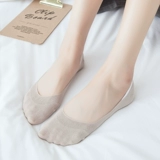 Невидимые цветные летние тонкие хлопковые дышащие носки, в корейском стиле