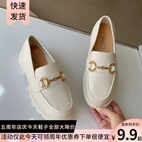 Нескользящие модные лоферы в английском стиле, в британском стиле, мягкая подошва, в корейском стиле