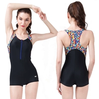 Áo tắm nữ một góc phẳng kiểu Anh áo tắm nữ 廋 swimsuit Đồ bơi bảo thủ bụng có kích thước lớn đồ bơi liền thân nữ