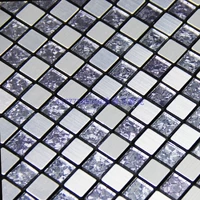 Гранулы 1,5 см серебра+серый ослепительный лед