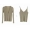 Dệt kim Cardigan 2018 Mùa Thu và mùa đông Yếm Trong Hai mảnh Hàn Quốc ngắn V-Cổ dài tay áo khoác mỏng phù hợp với