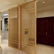 Lưới tản nhiệt bằng gỗ rỗng phòng khách phòng ngủ hiên vách ngăn gỗ rắn lưới hiện đại tối giản nền tường trang trí Trung Quốc - Màn hình / Cửa sổ