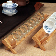 Tre duy nhất sản phẩm lớp giữ cốc giữ cốc khô Kung Fu trà đặt trà lễ trà cốc kệ trà cup rack hiển thị khay trà phụ kiện