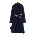Thương hiệu lớn [皇] Hàng hóa tốt Bắc Kinh Đoạn dài qua đầu gối 100% len hai mặt áo choàng 1,1kg áo khoác nữ cao cấp Áo len lót đôi