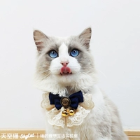 Милая галстук-бабочка, чокер с бантиком, колокольчик, аксессуар, кот, котенок, домашний питомец