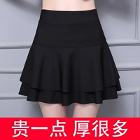 Демисезонная танцующая юбка, длинные штаны, костюм, мини-юбка, длина миди, большой размер