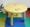 Bàn ghế trẻ em bằng nhựa đặt bé học ăn tại nhà viết mẫu giáo bàn tròn nhỏ - Phòng trẻ em / Bàn ghế bàn học trẻ em hòa phát
