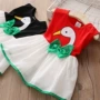 Bé khảm váy 2018 mùa hè Hàn Quốc phiên bản mới cô gái trẻ em quần áo trẻ em hiệu suất váy qz-4610 váy trẻ em