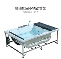 Встроенный акриловый массажер, роскошная ванна для влюбленных, 1.7м, 1.85м, поддерживает постоянную температуру