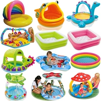 Chính hãng INTEX Trẻ Em Hồ Bơi Inflatable Bé Chơi Hồ Bơi Bóng Đại Dương Hồ Bơi Shachi Bath Toy chậu tắm cho bé cao cấp