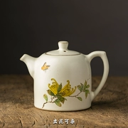 Jingdezhen thủ công vẽ tay ấm trà gốm Nhà nhỏ thiết kế ban đầu bộ lọc gốm gốm - Trà sứ