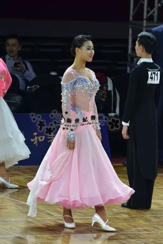 Новый современный танцевальный сериал Set Set Performance Prescome Dress Press Waltz Dance Dance Tango Big