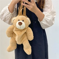 Плюшевая кукла, рюкзак для отдыха, мультяшная сумка, в корейском стиле, с медвежатами