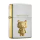 Mỹ bản gốc zippo nhẹ hơn Zippo chính hãng vàng bạc xanh băng gấu sticker Nhật Bản phiên bản giới hạn zp - Bật lửa