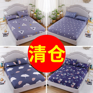 Tấm ga trải giường giường đơn bìa Simmons bảo vệ bìa bụi che mỏng nâu nệm bìa 1.2 1.5 1.8 m giường Ga chun và ga phủ