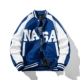Đồng phục bóng chày chung của NASA mùa xuân và mùa thu 2022 áo khoác nam mới thương hiệu hợp thời trang cặp đôi sinh viên áo khoác bomber dáng rộng