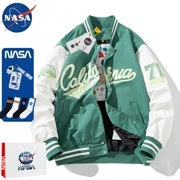 NASA chung áo khoác nam mùa xuân và mùa thu học sinh tất cả các trận đấu hợp thời trang thương hiệu thêu đồng phục bóng chày cặp đôi áo khoác nữ nối rời