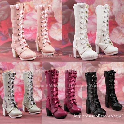 taobao agent Doll, footwear, boots, belt high heels, scale 1:3, scale 1:4