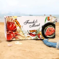 Новая говядина и баранина гребешка из лобстера пенопласта, креативная упаковка весенняя фестиваль морепродукты, изоляционная коробка