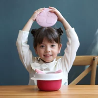 Детский увлажняющий термос, съёмная обеденная тарелка для младенца из нержавеющей стали, защита от ожогов, защита при падении