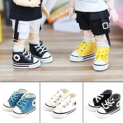 taobao agent OB11 baby clothes sports star plate shoes high -top shoe versatile 12 points BJD body GSC clay P9 baby use ymy