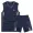 Mùa hè của nam giới phù hợp với vest cộng với phân bón XL cotton thoáng khí không tay V-Cổ chất béo khô nhanh thể thao quần short phù hợp với áo 3 lỗ tập gym