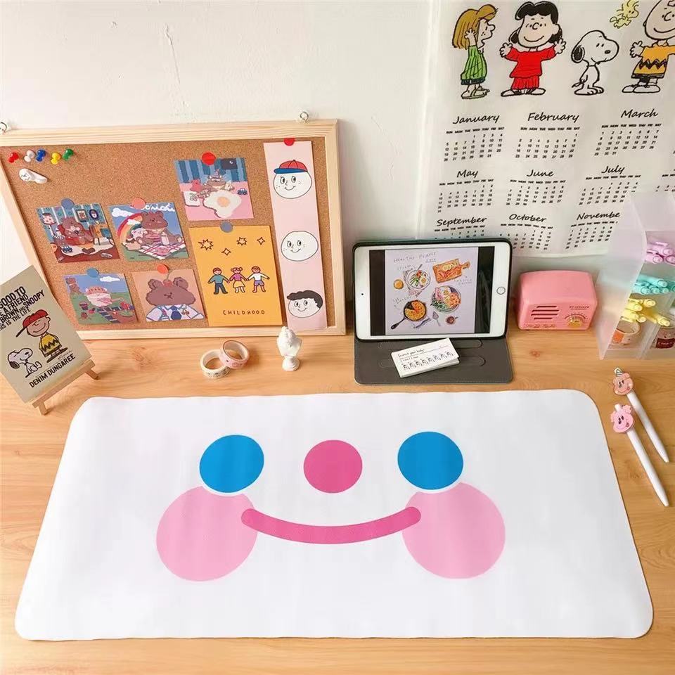 CloudsCartoon Soft sprout Bear Rabbit Table mat student dormitory Mouse pad computer Keyboard pad Table mat desk decorate female