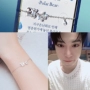 Mua hàng chính hãng của Hàn Quốc Wingling NCT Dao Ying với vòng tay pha lê gấu bắc cực thời trang nữ - Vòng đeo tay Clasp vòng phong thuỷ
