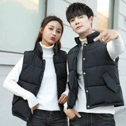 New vest nam cotton vest nam mùa thu và đông Phiên bản Hàn Quốc thời trang giản dị đẹp trai trẻ đứng cổ áo vest cotton