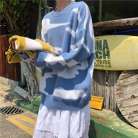 2018 thu đông lỏng lẻo Hàn Quốc dài tay lười gió nhấn màu dày cổ tròn áo len áo len nữ áo len đồ công sở nữ