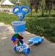 Синяя мигающая мультяшная игрушка «Ветерок», чехол для проездного, корзина