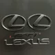 Áp dụng cho Lexus Lingzhi mới ISESGSRCNX Nhãn xe màu đen sửa đổi nhãn phía sau và logo thân sau tem dán xe ô tô màu đỏ logo các hãng xe oto