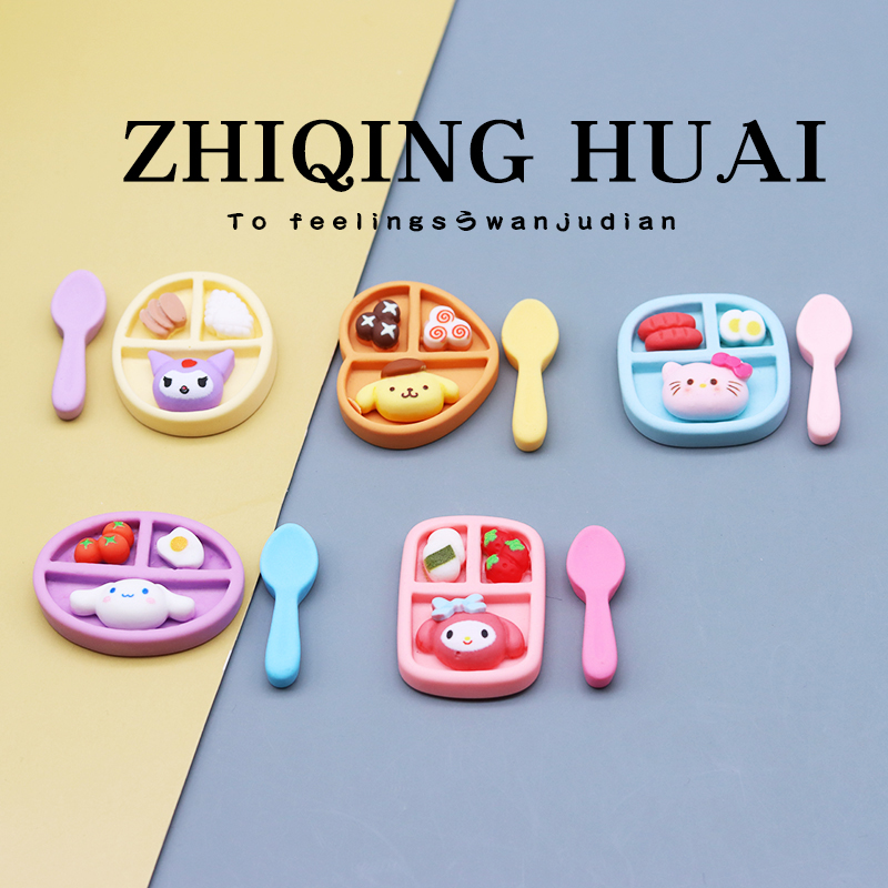 Independent Blind Bag Mini Cartoon Cartoon Doll Lunch Set Play House Toy Food Food Play Ornaments Gift