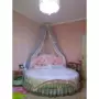 Rèm trampoline Hàn Quốc đôi công chúa màu hồng sợi giường cao cấp yarn sợi trang trí 幔 với khung giường - Bed Skirts & Valances rèm vải giường