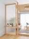 Vách ngăn nhật ký tùy chỉnh 
            của Nhật Bản Vách ngăn kính Changhong phòng khách bằng gỗ nguyên khối sáng tạo vách ngăn màn hình lối vào tối giản hiện đại vách ngăn phòng bằng nhựa