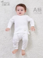 Bộ đồ lót trẻ em cotton mùa thu và quần áo mùa đông bé gái quần áo mùa thu bé trai đồ ngủ 0-1 tuổi 3 quần áo mùa thu bé - Quần áo lót bộ đồ trẻ em đẹp