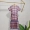 Váy kẻ sọc Bofu 2020 mùa hè mới retro văn học cổ tròn khâu đuôi cá váy BDN2LD170 - Sản phẩm HOT