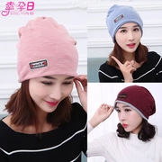 Mũ mặt trăng sau khi mang thai phụ nữ thời trang khăn turban mùa xuân và mùa thu mùa đông cho bà bầu mũ mùa đông ngồi tháng cung cấp ấm áp - Mũ thai sản / Vớ / Giày