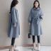 Áo khoác len nữ dài phần 2019 thu đông mới dành cho nữ phiên bản Hàn Quốc của chiếc áo len mỏng phổ biến của Han Fan - Áo Hàn Quốc áo dạ dáng dài cho người trung tuổi Áo Hàn Quốc