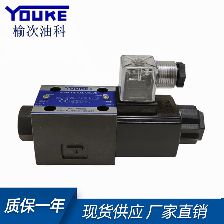 van thủy lực một chiều YUKEN Yuci Nghiên cứu dầu van đảo chiều van thủy lực DSG 01 02 2B2 2B8 D24 A240 một đầu van ống thủy van điện thủy lực