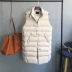 2019 phụ nữ mới xuống áo vest cotton kích thước lớn nữ mid-cotton vest clip cổ áo dày nữ áo khoác thắt lưng thủy triều - Áo vest Áo vest