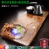 Khay trà văn phòng nhà gỗ nguyên khối phong cách Trung Hoa bàn trà trà biển bàn trà bộ khay trà nước nóng tự động thiết bị Trà sứ