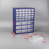 39 drawer blue framework integrated tough and fall